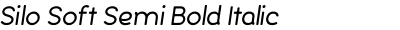 Silo Soft Semi Bold Italic